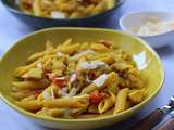 One pot pasta poulet poireaux curcuma avec ou sans cookeo