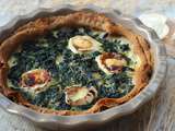 Quiche de galettes de ble noir epinards chevre