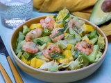 Salade crevette mangue