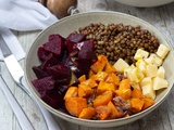 Salade de lentilles aux patates douces