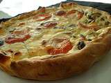 Tarte courgettes tomates vache qui rit light