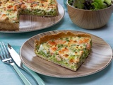 Tarte petits pois saumon feta