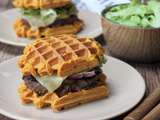 Waffle burger