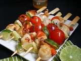 Brochettes de Saint Jacques