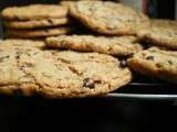 Cookies chocolat au lait et pépites de chocolat noir