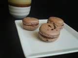 Macaron chocolat au lait et pralin