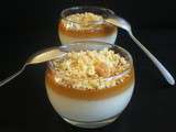 Panna cotta vanille et caramel au beurre salé