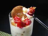 Tiramisu palet breton et fraises