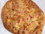 Fougasse lardons fromage