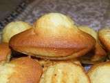 Madeleine a la confiture de lait