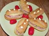 Mini eclairs bagnat