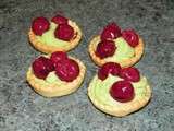 Mini tartelettes pistache cerise