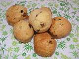 Muffins au beurre de cacahuete