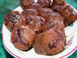 Petits bouchons fondants au chocolat (noir ou blanc)