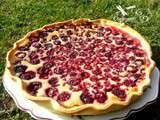 Tarte amandine a la framboise