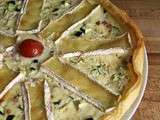 Tarte courgette et camembert