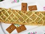 Tarte rhubarbe et speculoos