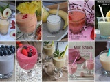 10 Desserts ou gouters à boire pour un plein de fraicheur assuré