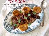 Aiguillettes de canard à l'orange et aux cranberries fraiches