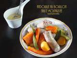 Andouille au bouillon, sauce moutardée