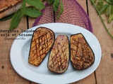 Aubergines laquées au soja et au sésame