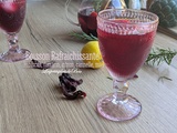 Boisson rafraichissante, hibiscus, romarin, citron, cannelle et miel