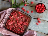 Brownie aux pralines roses