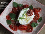 Burrata et tomates cerises rôties au zaatar