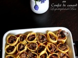 Cannelloni au confit de canard