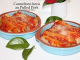 Cannelloni farcis au pulled pork