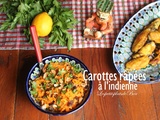 Carottes râpées à l'indienne