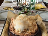 Chapon en croute de poivre