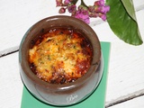 Clafoutis à la courgette, chorizo et parmesan