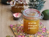 Confiture aux fruits exotiques