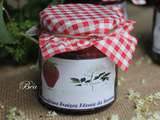 Confiture de fraises et fleurs de sureau