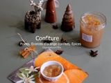 Confiture de poires, écorces d'orange confites et épices
