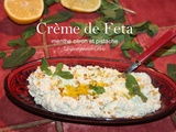 Crème de feta à la menthe, citron et pistache