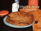 Crêpes à la chicorée et à la vergeoise brune