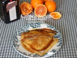 Crêpes Suzette à l'orange sanguine
