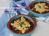 Crumble d'aubergine et féta