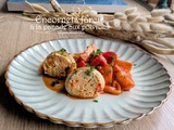 Encornets farcis à la panade aux poivrons