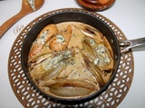 Endives et poulet au roquefort