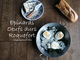 Epinards et oeufs durs au roquefort