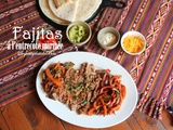 Fajitas à l'entrecôte marinée