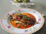 Filet de maquereau au Pineau des Charentes