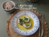 Filets de rouget sauce crémeuse aux épices douces