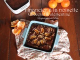 Financier à la noisette, chocolat et clémentines