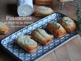 Financiers au chèvre et au thym