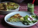 Flan de pommes de terre au pesto de fanes de radis