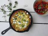 Frittata aux courgettes et à la féta